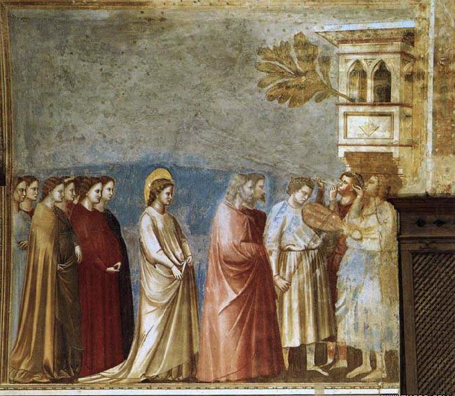 . Wedding Procession, GIOTTO di Bondone